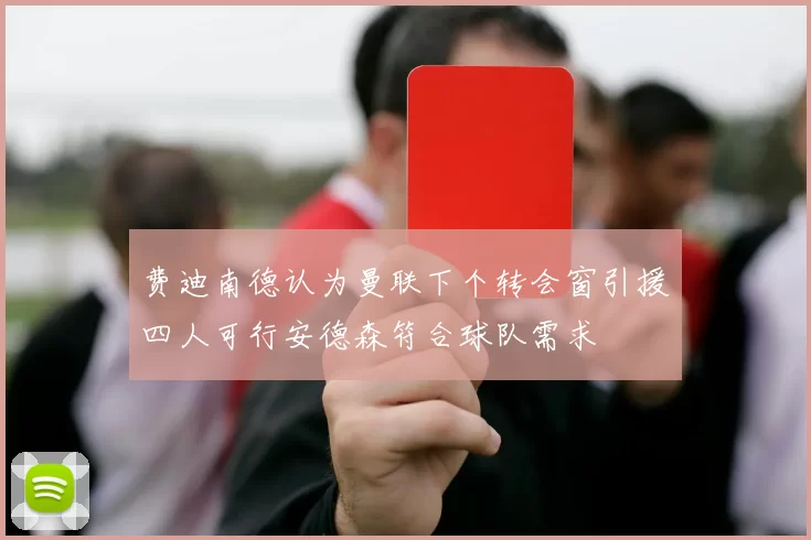 费迪南德认为曼联下个转会窗引援四人可行安德森符合球队需求